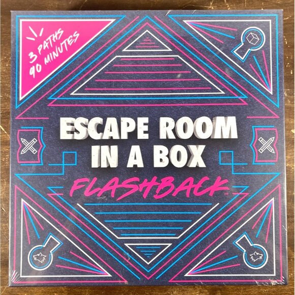 Escape Room in a Box Flashback Party Board Game Mattel 2018 NEW SEALED - Picture 1 of 3
